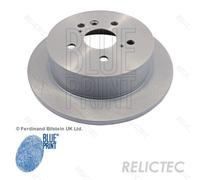 2x Brake Discs Pair Solid fits TOYOTA AVENSIS VERSO CLM20 2.0D Rear 01 to 05 Set