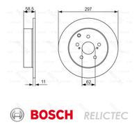 Rear Brake Disc for Toyota:VERSO 424310F020