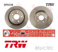 Rear Brake Disc Ford:FOCUS III 3 1704765 BV61-2A315-BA