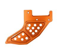 Rear brake disc guard Fit For SX SX-F FW Six Days TPI Front Brake Disc Guard Protector Caliper Guard Protector(Rear Orange)