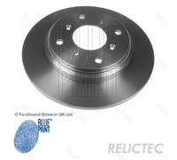 2x Brake Discs Pair Solid Rear 260mm ADH24337 Blue Print Set 42510SD4000 Quality
