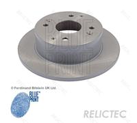 2x Brake Discs Pair Solid Rear 260mm ADH24352 Blue Print Set 42510S1AE00 Quality