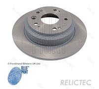 2x Brake Discs Pair Solid Rear 281mm ADH24393 Blue Print Set 42510SZ3J00 Quality
