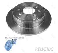2x Brake Discs Pair Solid Rear 238mm ADH24321 Blue Print Set 42510SE0000 Quality