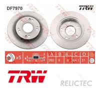 Rear Brake Disc Honda:CR-Z,CRIDER 42510-SZT-G50 42510-SZT-G52 42510-SZT-G51