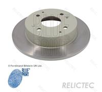 2x Brake Discs Pair Solid Rear 260mm ADH24325 Blue Print Set 42510SMA950 Quality