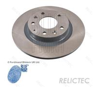 Blue Print ADM543132 Brake Disc Set (2 Brake Disc) rear, full, No. of Holes 5