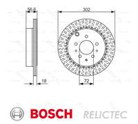 Rear Brake Disc Mazda:CX-7 L206-26-251 L206-26-251C L528-26-251 L206-26-251B
