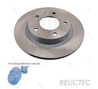 2x Brake Discs Pair Solid Rear 260mm ADM54342 Blue Print Set 3415598 4146391 New