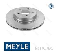 2x MEYLE 015 523 0033/PD Brake Disc Rear Fits Mercedes-Benz C-Class E-Class