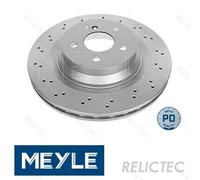 MEYLE Brake disc 015 523 0017/PD Rear Axle 330 26 5 112 Vented, Perforated Zink flake coated MERCEDES-BENZ: E-Class Saloon, E-Class T-modell