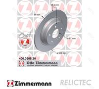 ZIMMERMANN 400.3608.20 Brake disc