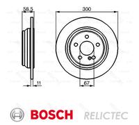 Rear Brake Disc MB:W220,C215,S 2204230112 A2204230112