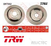 Rear Brake Disc MB:W251 V251,W164,X164,W166,R,ML,GL 1644230612 A1644230612