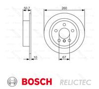 Rear Brake Disc Mini:MINI Cooper 34216799383 34216799383