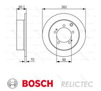 Rear Brake Disc Mitsubishi:OUTLANDER I 1,SPACE RUNNER,LANCER VII 7 MB928716