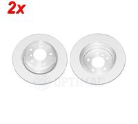 Rear Brake Disc OPTIMAL 2x Fits BMW X3 E83 03-11 34213332217