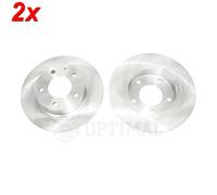 Rear Brake Disc OPTIMAL 2x Fits FORD Probe II MAZDA 626 IV V Mx-6 91-05 3415598