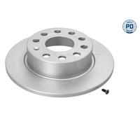 Meyle Brake Disc 115 523 0018/PD - Rear Pair 253x10mm - Fits Audi A3, Seat Altea, Altea XL, Skoda