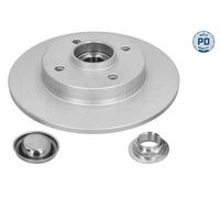 Rear Brake Disc Pair Fits Citroen DS4 C4 2 Saloon Ds Peu MEYLE 11-15 523 4103/PD