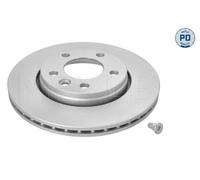 Rear Brake Disc Pair Fits VW Multivan MK5 Caravelle MK6 MEYLE 115 523 0020/PD