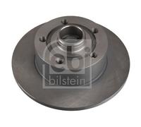 FEBI BILSTEIN Brake Disc 09079 - Rear Axle 245mm Solid Coated - Fits Audi A4 B5 Avant & Saloon