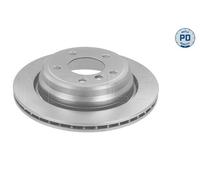 Rear Brake Disc Pair Set Fits BMW 5 Touring Premium MEYLE 315 523 0058/PD