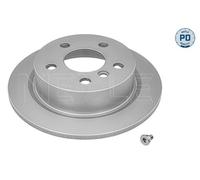 Rear Brake Disc Pair Set Fits Mini Convertible Premium MEYLE 315 523 0063/PD