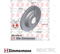ZIMMERMANN COAT Z Brake disc 600.3229.20 330 28 7/5 5 130 internally vented Coated High-carbon VOLKSWAGEN: Touareg II, Touareg I, Touareg III