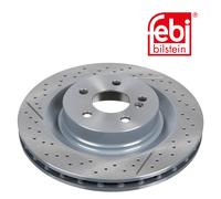 Rear Brake Disc Set Slotted Fits Mercedes-Benz C-Class Clk Slk Febi 44100