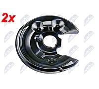 Rear Brake Disc Splash Panel Left 2x NTY Fits AUDI A3 SKODA VW 03-18 5N0615611C