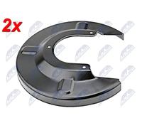 Rear Brake Disc Splash Panel Left Right 2x NTY Fits VW 90-03 7D0615611A