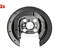 Rear Brake Disc Splash Panel Right Left FEBI 2x Fits HONDA 05-12 43253-SMG-E60