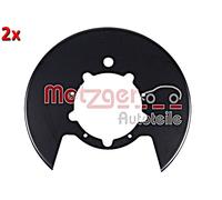 Rear Brake Disc Splash Panels Right Left METZGER 2x Fits IVECO 11-21 46391458