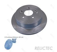 2x Brake Discs Pair Solid Rear 284mm ADG043215 Blue Print Set 4840134100 Quality