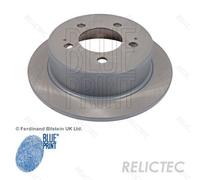 2x Brake Discs Pair Solid fits SSANGYONG MUSSO Mk2 2.0D Rear 2012 on D20DTR Set