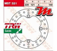 Trw Mst321 Brake Disc Silver