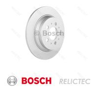 2x Brake Discs Pair Solid fits VOLVO V70 Mk2 Rear 99 to 07 288mm Set Bosch New