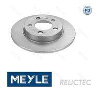 MEYLE Brake disc 115 523 0021/PD Rear Axle 239 8,9 5 100 solid Zink flake coated VOLKSWAGEN: Golf 4, Bora Saloon, Golf 4 Variant, AUDI: TT Coupe