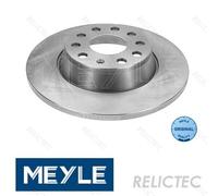 MEYLE Brake disc 115 523 0025 Rear Axle 286 12 5 112 solid VOLKSWAGEN: Golf 5, GOLF 6, Scirocco III, AUDI: A3 Sportback, A3 Hatchback, Q3