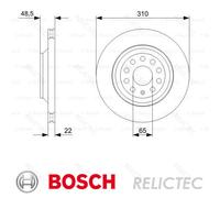 Bosch Brake Discs 104441267