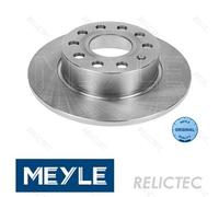 2x MEYLE 115 523 0018 Brake Disc Rear 255mm Outer Ø Fits Audi Seat Skoda VW
