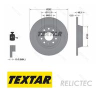TEXTAR 92140803 Brake disc
