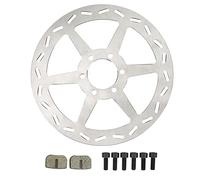 Rear Brake Disc with Ceramic Brake Pads 180mm Metal Alloy Replacement Kit for Baja Doodle DB30 Moto CT100U Trail 100 CC100X and More Bikes Karts Enhanced Braking Performance
