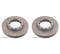 Rear Brake Disc x2 Pcs BLUE PRINT Fits MK374048