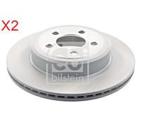 Rear Brake Disc x2 Pcs FEBI Fits CHRYSLER DODGE LANCIA 300 C 300C 4779209AB