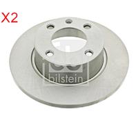 Rear Brake Disc x2 Pcs FEBI Fits CITROEN Xantia 4246.L6