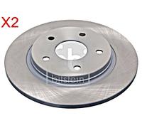 Rear Brake Disc x2 Pcs FEBI Fits DODGE CHRYSLER FIAT Grand Caravan 4721996AB