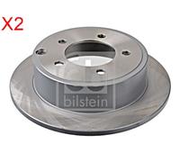 Rear Brake Disc x2 Pcs FEBI Fits JEEP CHRYSLER DODGE Compass Patriot 5105515AA