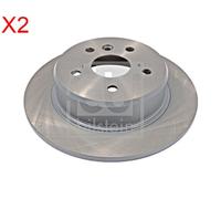 Rear Brake Disc x2 Pcs FEBI Fits LEXUS Rx 42431-48020